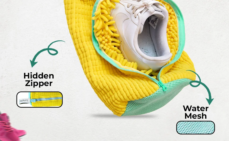 LunaXia Hidden zipper and water-flow mesh